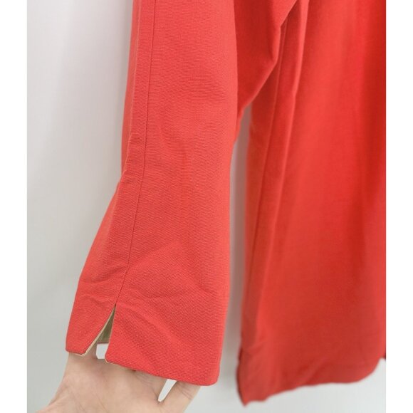 Draper & Damon’s Bright Red Open Front U Lined Blazer Sweater Sz 12‎ Canada - Picture 4 of 11